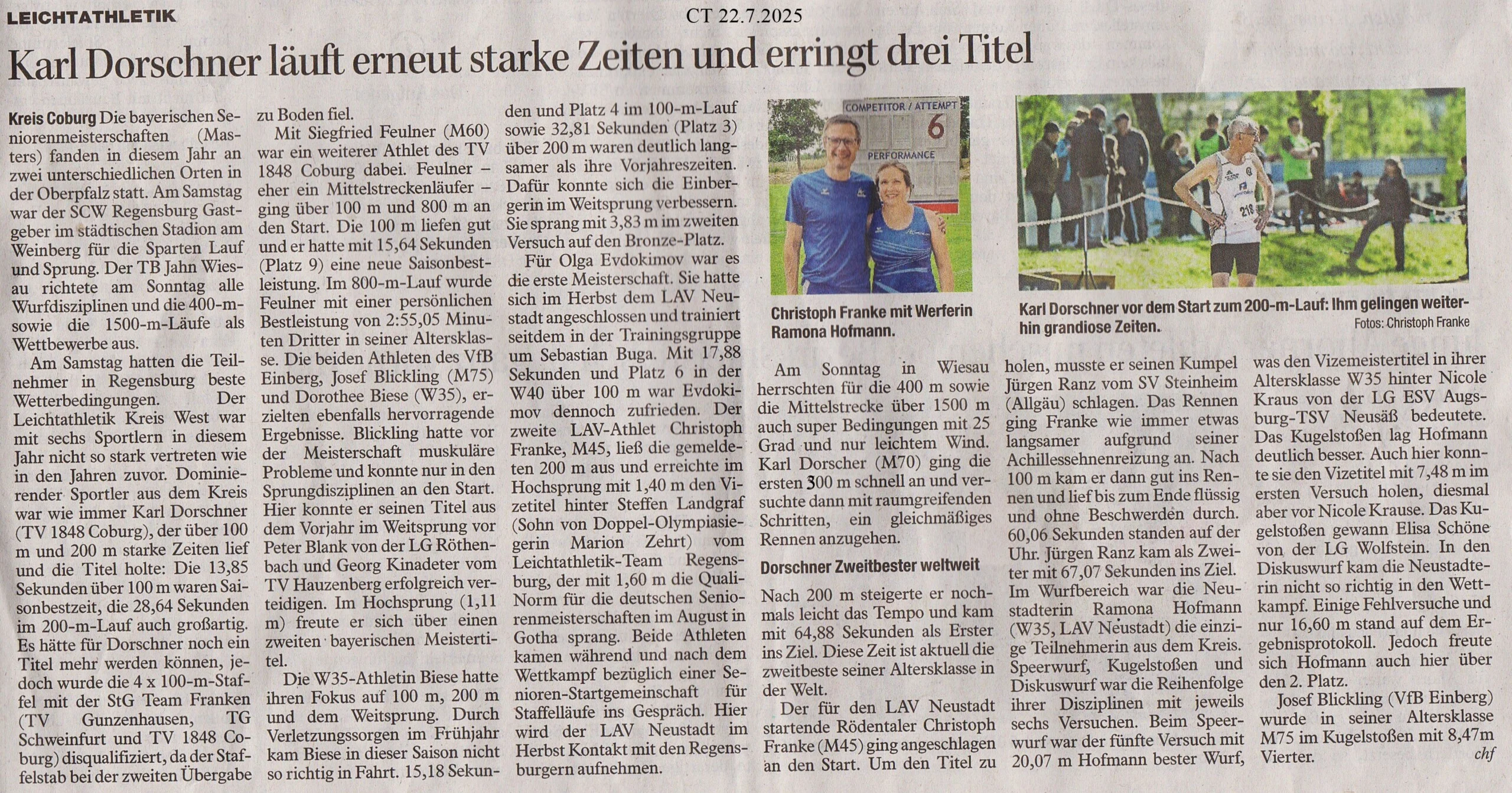 Jahresweltbestzeit Erding 2024